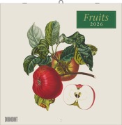 Cover-Bild zum Titel 'Fruits 2026 - Broschürenkalender - mit historischen Abbildungen alter Obstsorten von Pierre Antoine Poiteau ¿ Format 30 x 30 cm' von ''