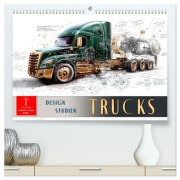 Cover-Bild zum Titel 'Trucks - Design Studien (hochwertiger Premium Wandkalender 2026 DIN A2 quer), Kunstdruck in Hochglanz' von 'Peter Roder'