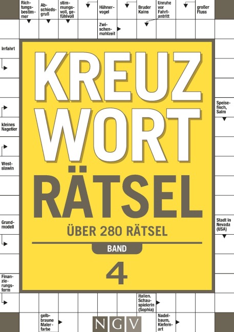 Kreuzworträtsel - Band 4 I Über 280 Rätsel für Erwachsene - 