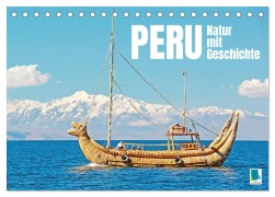 Cover-Bild zum Titel 'Peru: Natur mit Geschichte (Tischkalender 2026 DIN A5 quer), CALVENDO Monatskalender' von 'Calvendo Calvendo'