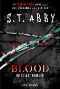 Cover-Bild zum Titel 'Blood - Du sollst bereuen' von 'S. T. Abby'