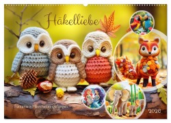 Cover-Bild zum Titel 'Häkelliebe - Fantasie in Maschen einfangen (Wandkalender 2026 DIN A2 quer), CALVENDO Monatskalender' von 'Anja Frost'