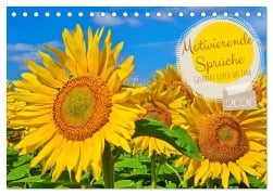 Motivierende Sprüche - gestärkt durch das Jahr (Tischkalender 2026 DIN A5 quer), CALVENDO Monatskalender - Beate Bussenius