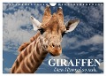 Giraffen. Dem Himmel so nah (Wandkalender 2024 DIN A4 quer), CALVENDO Monatskalender - Elisabeth Stanzer