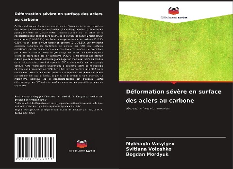Déformation sévère en surface des aciers au carbone - Mykhaylo Vasylyev, Svitlana Voloshko, Bogdan Mordyuk