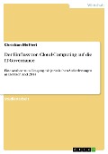 Cover-Bild zum Titel 'Der Einfluss von Cloud-Computing auf die IT-Governance' von 'Christian Meffert'