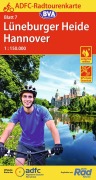 Cover-Bild zum Titel 'ADFC-Radtourenkarte 7 Lüneburger Heide /Hannover 1:150.000, reiß- und wetterfest, E-Bike geeignet, GPS-Tracks Download' von ''