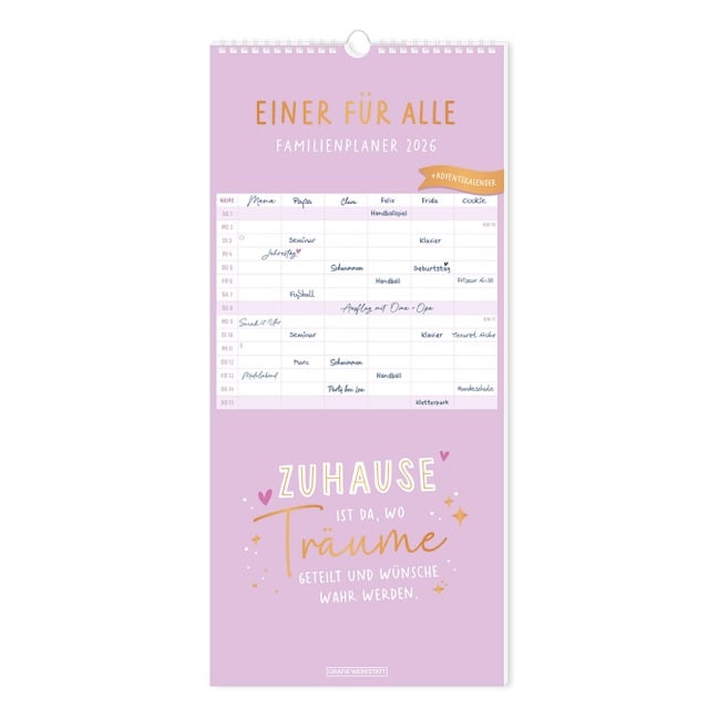 Familienplaner 2026 Einer für alle - 