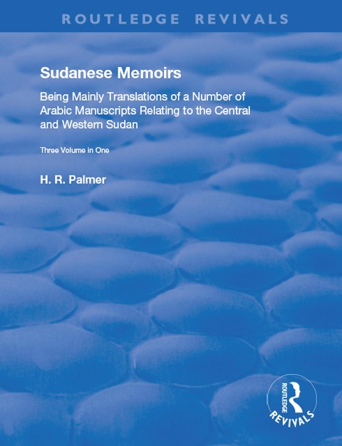 Sudanese Memoirs - Herbert Palmer