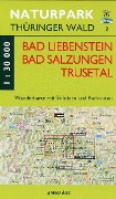 Cover-Bild zum Titel 'Wanderkarte Bad Liebenstein, Bad Salungen, Trusetal' von ''