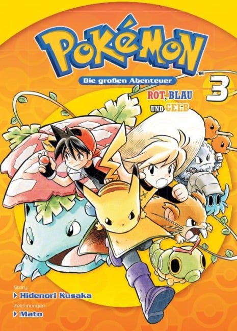 Pokémon - Die großen Abenteuer: Rot, Blau und Gelb 03 - Hidenori Kusaka, Mato