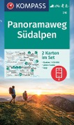 Cover-Bild zum Titel 'KOMPASS Wanderkarten-Set 218 Panoramaweg Südalpen (2 Karten) 1:25.000' von ''