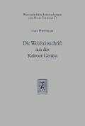 Cover-Bild zum Titel 'Die Weisheitsschrift aus der Kairoer Geniza' von 'Hans P. Rüger'