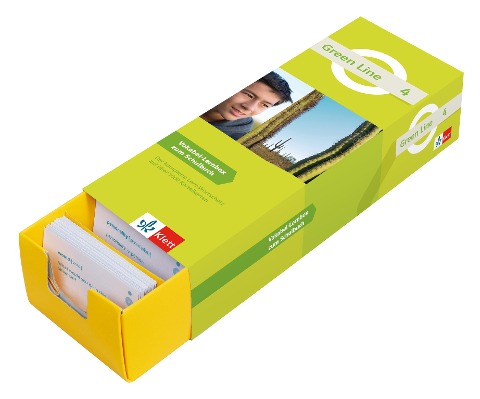 Green Line 4  (ab 2021) Klasse 8 Vokabel-Lernbox zum Schulbuch - 