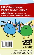Cover-Bild zum Titel 'FRESCH-Kartenspiel: Paare finden durch Ableiten' von 'Corinne Zimmermann'