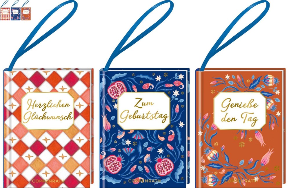Kleine Anhänger-Bücher: Gute Wünsche - 