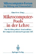Cover-Bild zum Titel 'Mikrocomputer-Pools in der Lehre' von ''