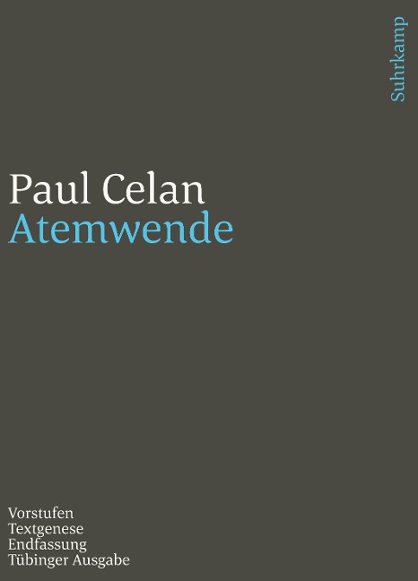 Werke. Tübinger Ausgabe - Paul Celan