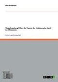 Cover-Bild zum Titel 'Wozu Erziehung? Über die Theorie der Erziehung bei Kant und Rousseau' von 'Ines Jachomowski'