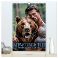 Verwegene Kerle - Muskeln, Tattoos und wilde Tiere (hochwertiger Premium Wandkalender 2025 DIN A2 hoch), Kunstdruck in Hochglanz - Renate Utz