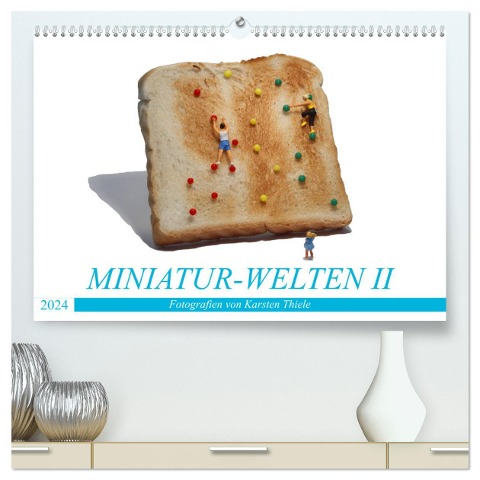 MINIATUR-WELTEN II (hochwertiger Premium Wandkalender 2024 DIN A2 quer), Kunstdruck in Hochglanz - Karsten Thiele