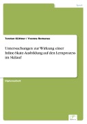 Cover-Bild zum Titel 'Untersuchungen zur Wirkung einer Inline-Skate-Ausbildung auf den Lernprozess im Skilauf' von 'Torsten Küttner, Yvonne Romanus'