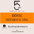Cover-Bild zum Titel 'König Heinrich VIII.: Kurzbiografie kompakt' von 'Jürgen Fritsche, Minuten, Minuten Biografien'