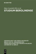 Cover-Bild zum Titel 'Studium Berolinense' von ''