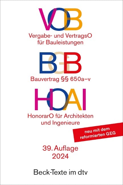 VOB / BGB / HOAI - 