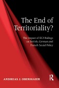 Cover-Bild zum Titel 'The End of Territoriality?' von 'Andreas J. Obermaier'