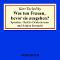 Cover-Bild zum Titel 'Was tun Frauen, bevor sie ausgehen?' von 'Kurt Tucholsky'