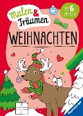 Ravensburger Weihnachten - malen und träumen - 24 Ausmalbilder für Kinder ab 6 Jahren - Weihnachtliche Motive zum Entspannen - 