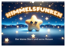 Cover-Bild zum Titel 'Himmelsfunken: Der kleine Stern und seine Reisen (Wandkalender 2026 DIN A3 quer), CALVENDO Monatskalender' von 'Artefacti Artefacti'