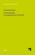 Cover-Bild zum Titel 'Anthropologie in pragmatischer Hinsicht' von 'Immanuel Kant'