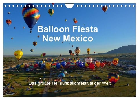 Balloon Fiesta New Mexico (Wandkalender 2025 DIN A4 quer), CALVENDO Monatskalender - Hans-Gerhard Pfaff