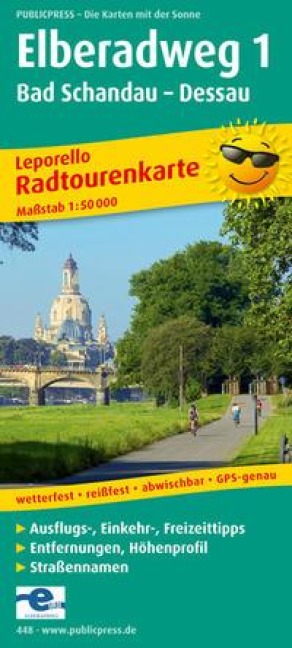 Elberadweg 1, Bad Schandau - Dessau 1 : 50 000 - 