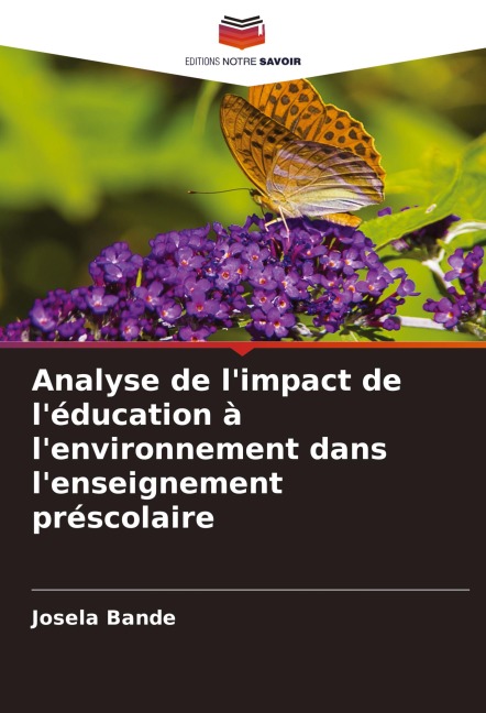 Analyse de l'impact de l'éducation à l'environnement dans l'enseignement préscolaire - Josela Bande