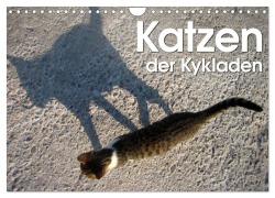 Katzen der Kykladen (Wandkalender 2026 DIN A4 quer), CALVENDO Monatskalender - Silvia Kraemer