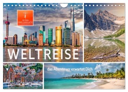 Cover-Bild zum Titel 'Weltreise - das Abenteuer erwartet Dich (Wandkalender 2026 DIN A4 quer), CALVENDO Monatskalender' von 'Peter Roder'