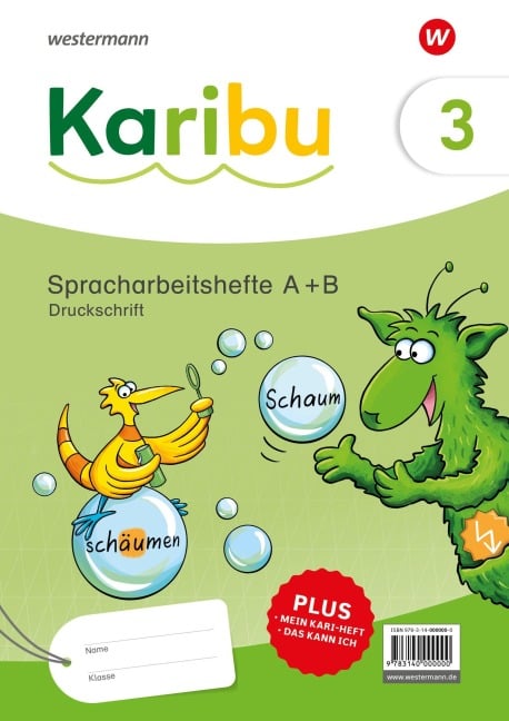 Karibu. Spracharbeitshefte 3 Druckschrift mit Diagnoseheft - 