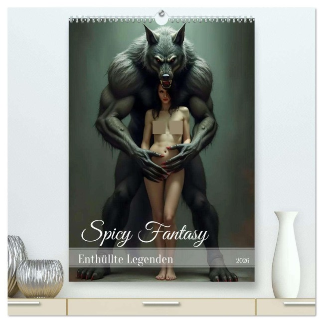 Spicy Fantasy - Enthüllte Legenden (hochwertiger Premium Wandkalender 2026 DIN A2 hoch), Kunstdruck in Hochglanz - Sell Pixs:Sell