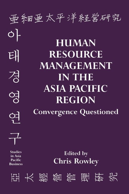 Human Resource Management in the Asia-Pacific Region - 