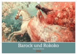 Cover-Bild zum Titel 'Barock und Rokoko - Malerische Werke (Wandkalender 2026 DIN A3 quer), CALVENDO Monatskalender' von 'Liselotte Brunner-Klaus'