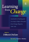 Cover-Bild zum Titel 'Learning from Change' von ''