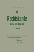 Cover-Bild zum Titel 'Rechtskunde - leicht verständlich' von 'Josef Verheyen'