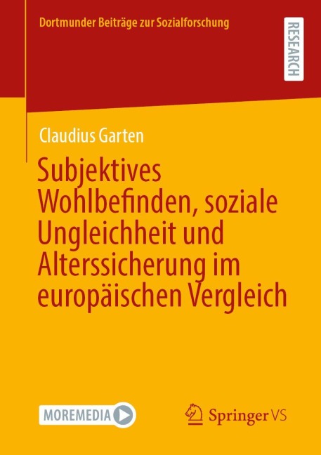 Subjektives Wohlbefinden, soziale Ungleichheit und Alterssicherung im europäischen Vergleich - Claudius Garten