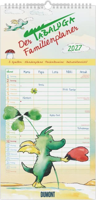 Der Tabaluga Familienplaner 2027 - 