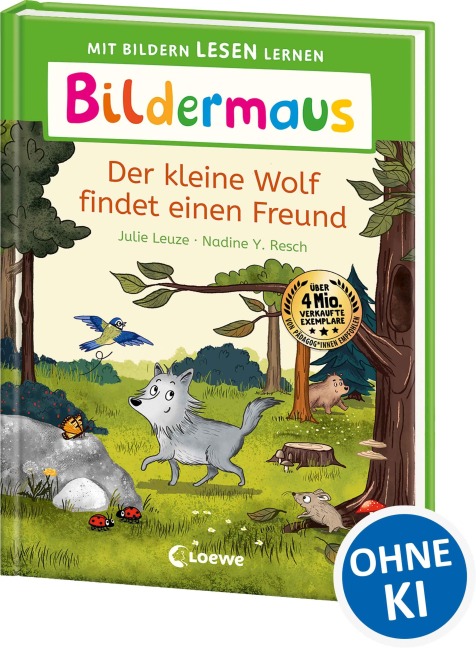 Bildermaus - Der kleine Wolf findet einen Freund - Julie Leuze