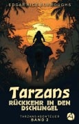 Cover-Bild zum Titel 'Tarzans Rückkehr in den Dschungel' von 'Edgar Rice Burroughs'