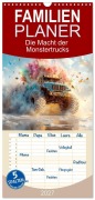 Cover-Bild zum Titel 'Familienplaner 2027 - Die Macht der Monstertrucks mit 5 Spalten (Wandkalender, 21 x 45 cm) CALVENDO' von 'Steffen Gierok-Latniak'